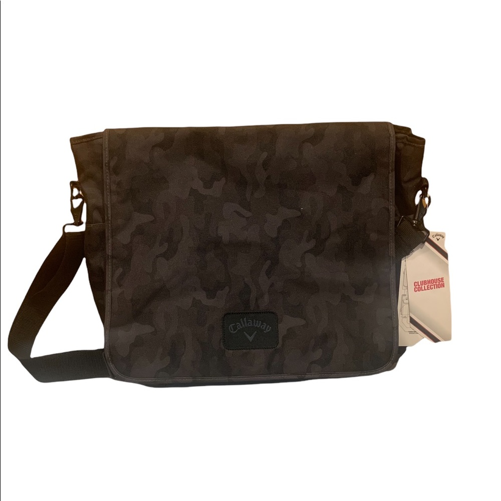 NWT Callaway Golf Clubhouse Camo Messenger Carr On Bag Brand New